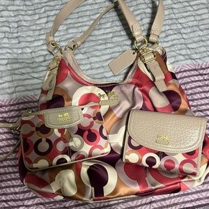 Coach purse, wristlet, and wallet